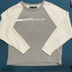 Under Armour Small Grey & White Sweatshirt